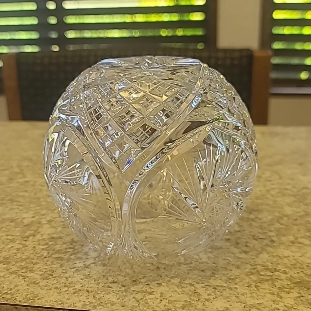 Crystal Rose Bowl 